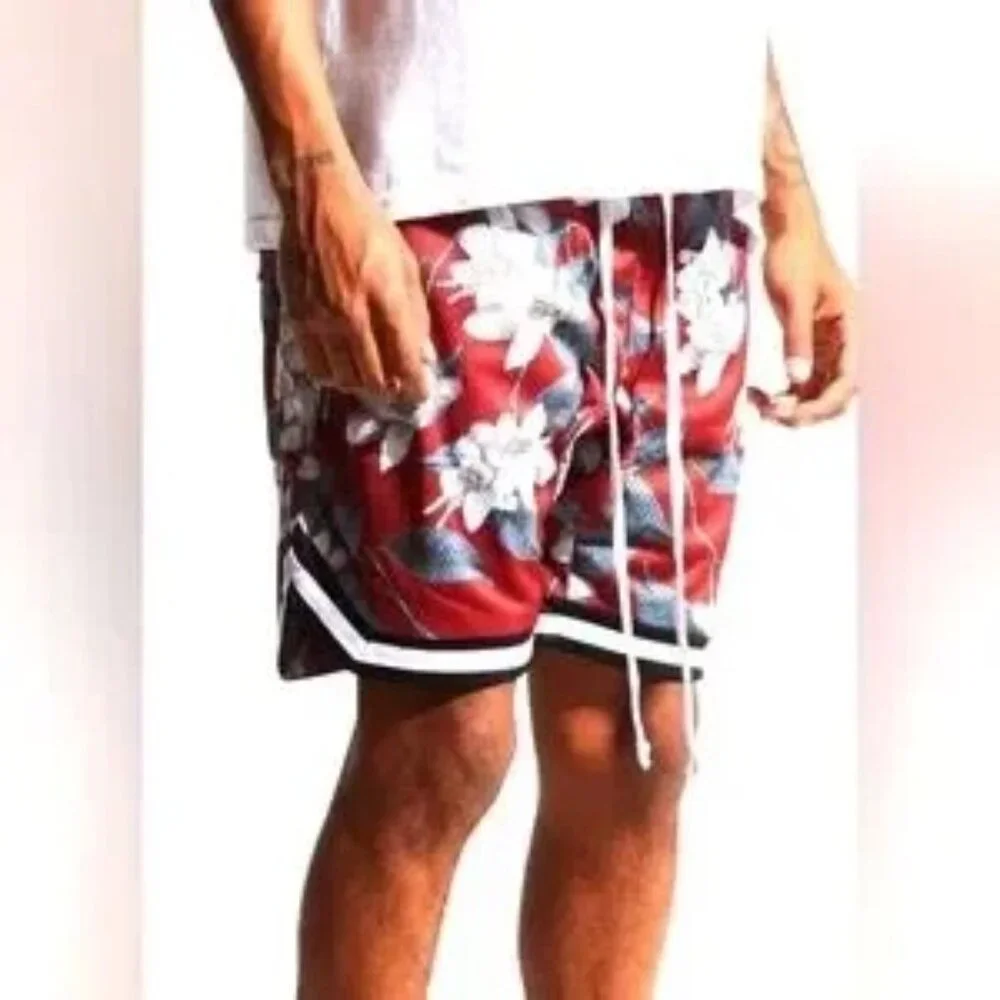 NEW Crysp x Jordan (fog jungle style) drop crotch extra long drawstring floral!